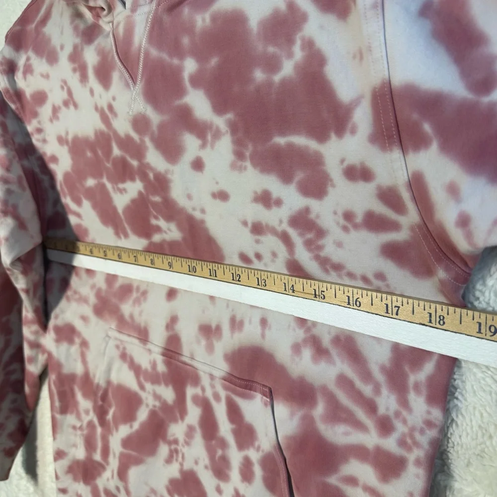 Lululemon All Yours Hoodie‎ Marmoleado Tie Dye Women’s 4 Fleece Rose Pink Yoga - Picture 8 of 9